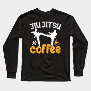 Jiu jitsu & coffee Long Sleeve T-Shirt